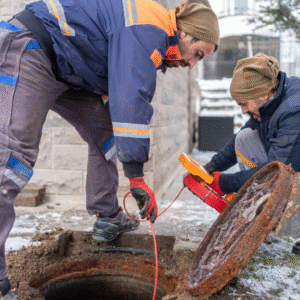 excavation sewer line repair