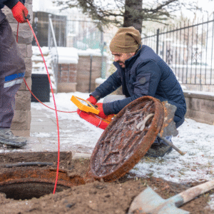 excavation sewer line repair
