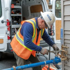 how to install a water line