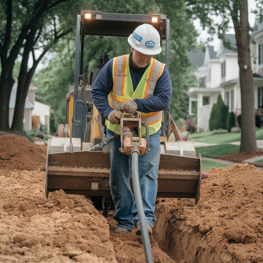 how to install a water line