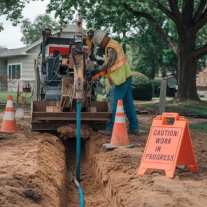 how to install a water line