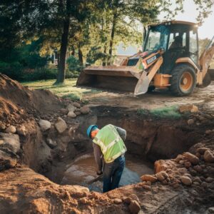septic system excavation