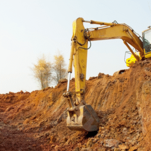 water line excavation