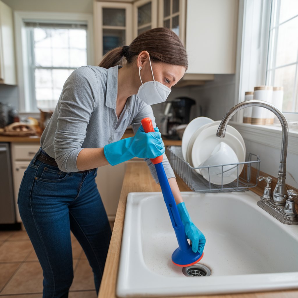 smelly kitchen sink drain no blockage