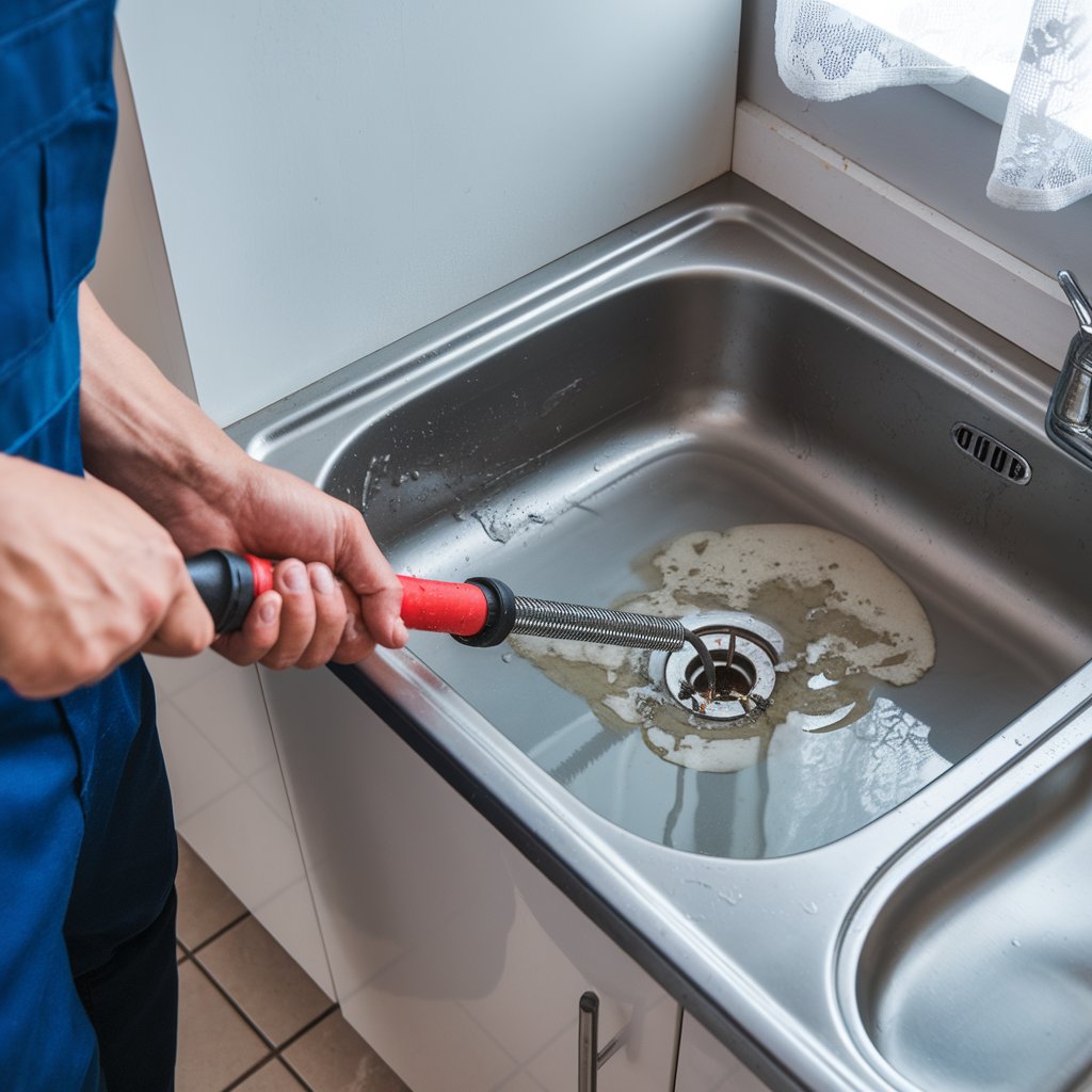 how to repair slow draining sink