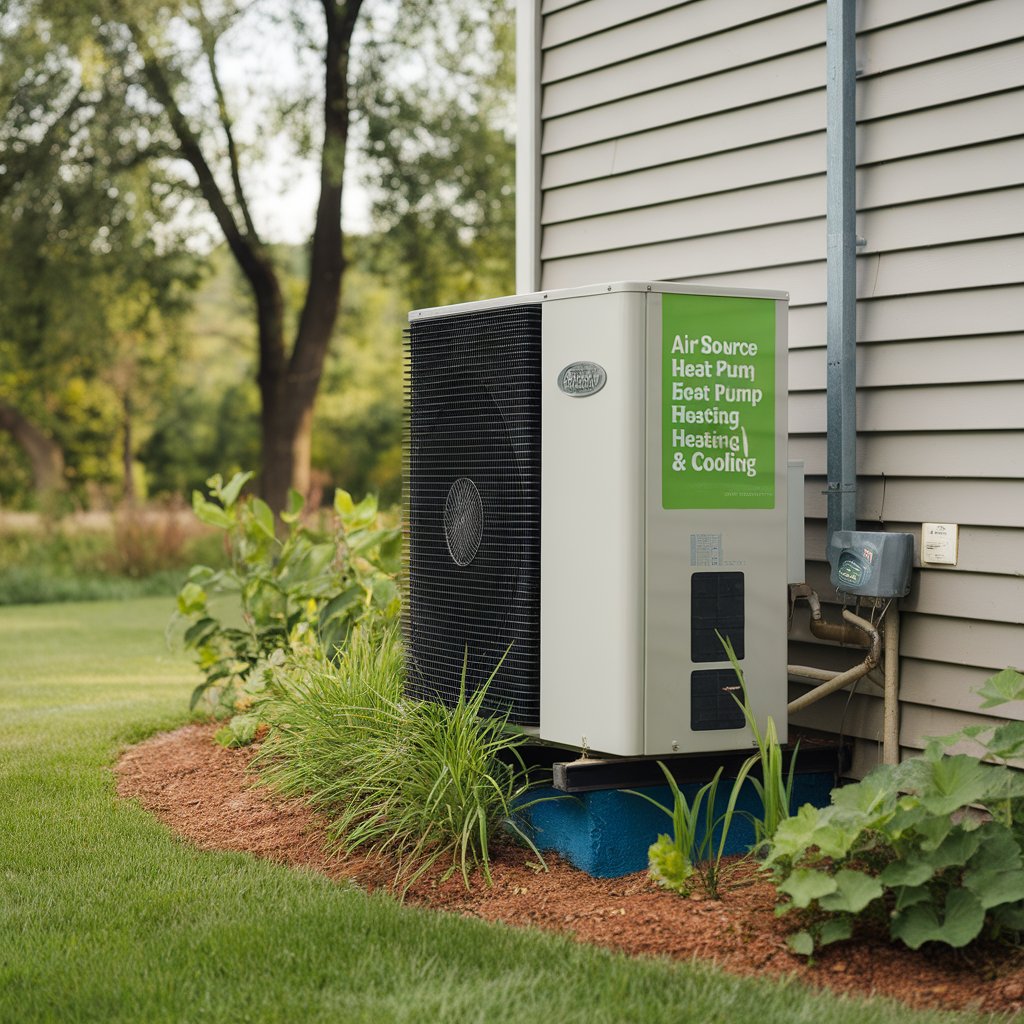 how to install an air source heat pump