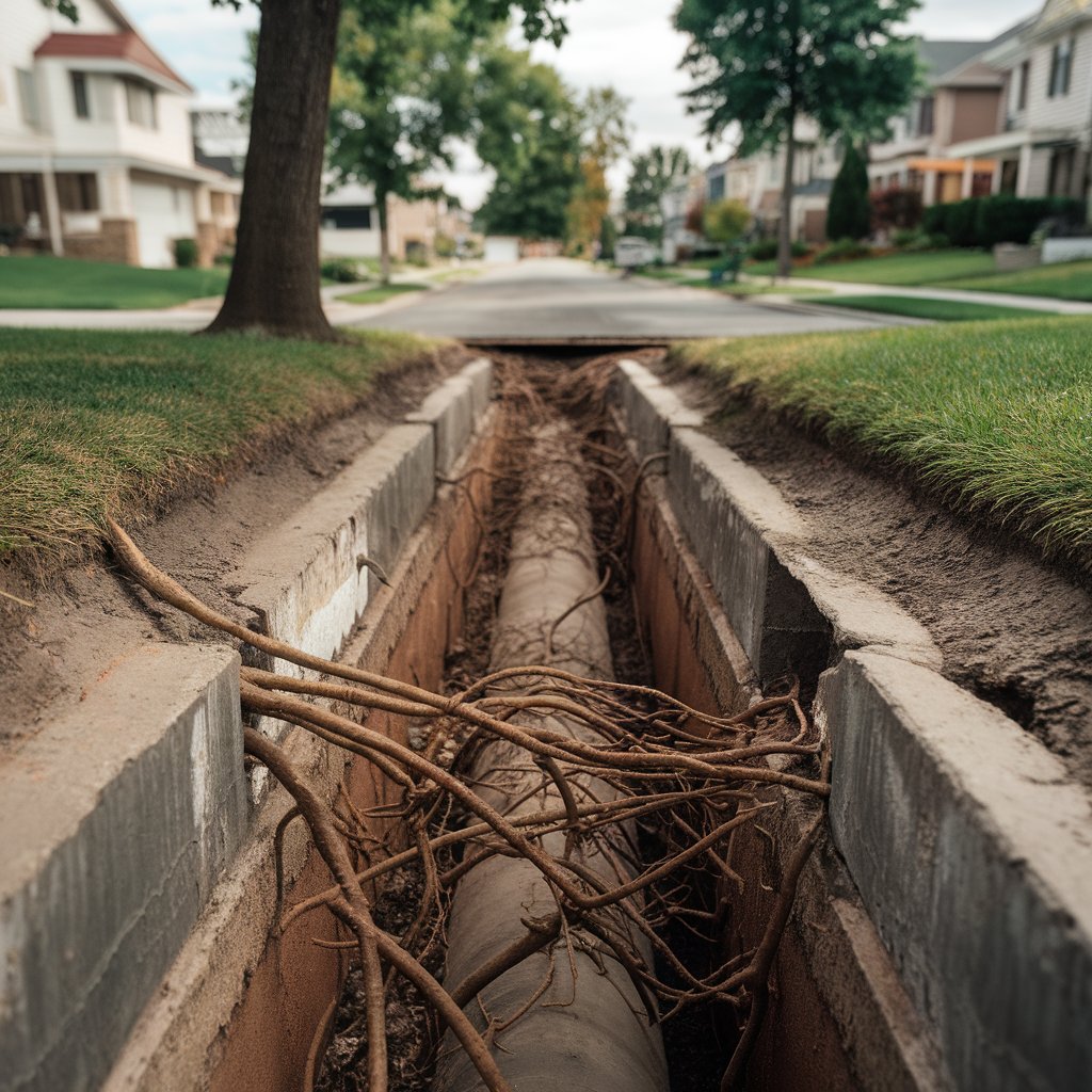prevent tree roots in sewer line