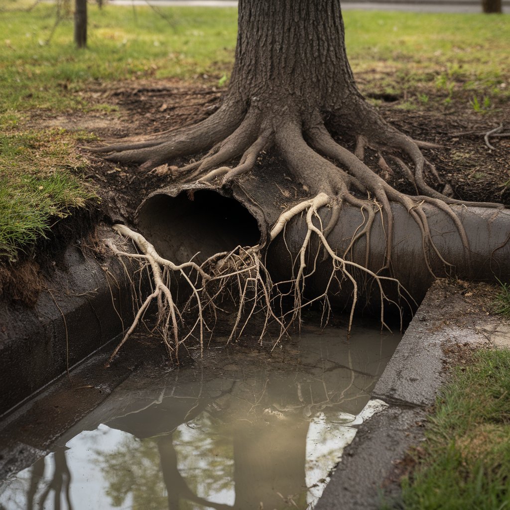 prevent tree roots in sewer line